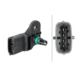 Érzékelő, Szívócső Nyomás - HELLA (6PP009400-951)