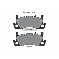Klocki Ham. Audi P. A6/Q6 E-Tron 24- - TEXTAR (2625001)