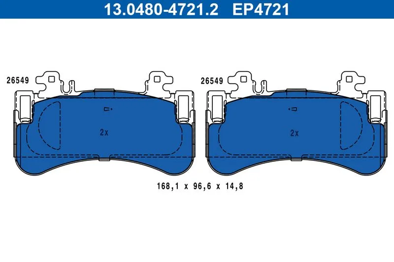 Klocki Ham. Db P. Eqe/Eqs 21- - ATE (13.0480-4721.2)