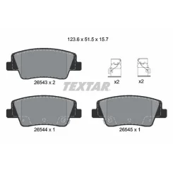 Klocki Ham. Kia T. Ev6 21- - TEXTAR (2654301)