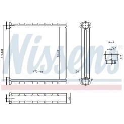 Czujnik Temp. Spalin Db V-Series 2,2D 14- - NRF (NRF707278)
