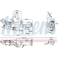 Chłodnica Zaworu Egr Vw 2,0Tdi (Moduł) - NISSENS (NIS989448)