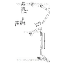 Przewód Klimatyzacji Vw Passat B7 - TRISCAN (901029103)