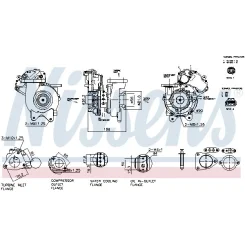 Turbo Toyota Hilux Viii 2,4D 15- - NISSENS (NIS930046)
