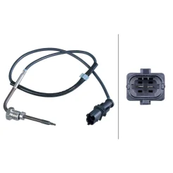 Czujnik Temp. Spalin Fiat - HELLA (6PT358284-421)