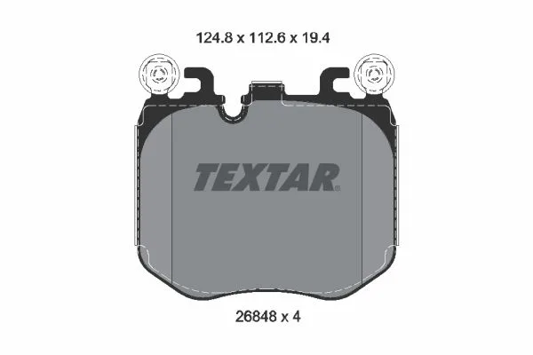 Klocki Ham. Bmw P. 5/7/X3 3,0-4,4/Electric 22- - TEXTAR (2684801)