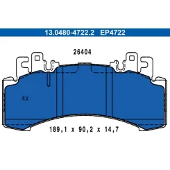 Klocki Ham. Db T. Eqe/Eqs V295/V297/X294/X296 21- - ATE (13.0480-4722.2)