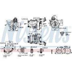 Turbo Honda 1,5T Iv-Tec Civic X/Hr-V - NISSENS (NIS93670)