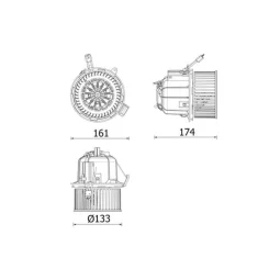 Dmuchawa Opel Crossland/X - MAHLE (AB328000P)