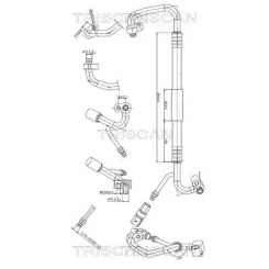 Przewód Klimatyzacji Vw, Audi, Seat, Skoda - TRISCAN (901029037)