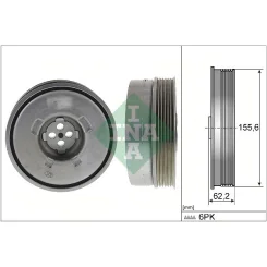 Koło Pasowe Wału Korbowego Bmw 1,5 - Schaeffler INA (544050110)