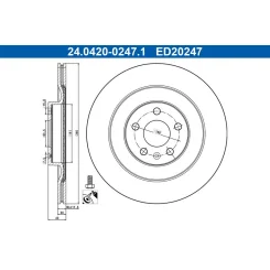 Tarcza Ham. Polestar T. 2 Ev 19- - ATE (24.0420-0247.1)