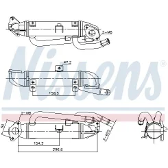 Chłodnica Zaworu Egr Vw 2,0Tdi - NISSENS (NIS989414)