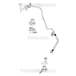 Przewód Klimatyzacji Nissan Qashqai Ii 13- - TRISCAN (901014005)