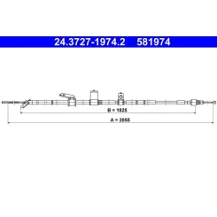 Huzal, Rögzítőfék - ATE (24.3727-1974.2)