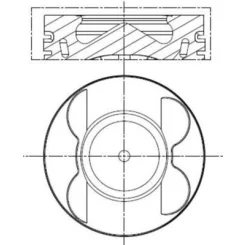 Tłok Db Sprinter 3.0Cdi 08- Std - MAHLE (001PI00190000)