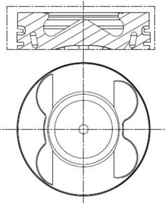 Tłok Db Sprinter 3.0Cdi 08- Std - MAHLE (001PI00190000)
