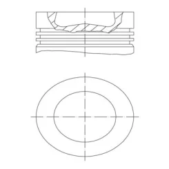 Tłok Vw Caddy 2.0Tdi 15- Std - MAHLE (028PI00139000)