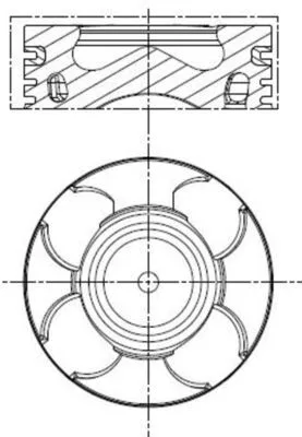 Tłok Opel 1.3Cdti Std - MAHLE (011PI00100000)