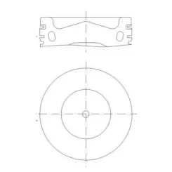 Tłok Vw 2.0Tdi 0.50Mm - MAHLE (028PI00158002)