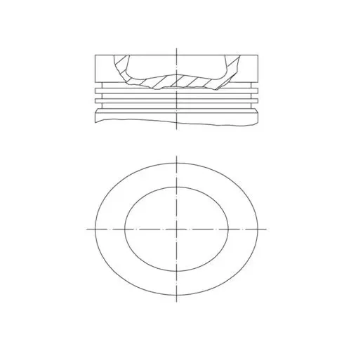 Tłok Vw Caddy 2.0Tdi 15- 0.25Mm - MAHLE (028PI00139001)