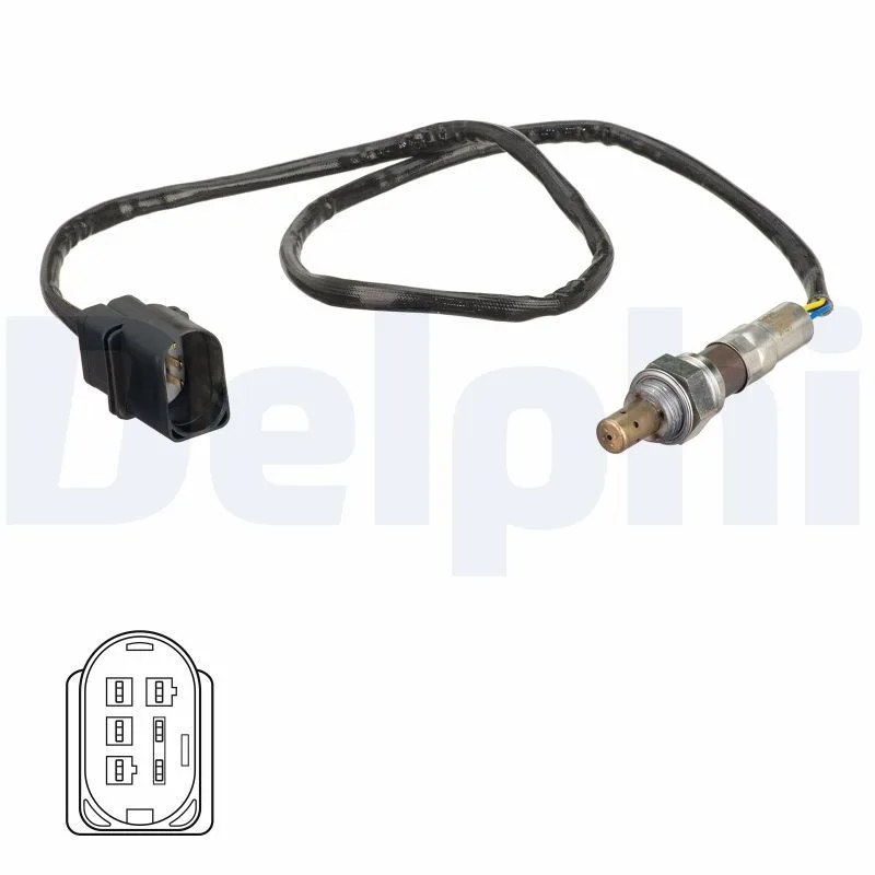 Sonda Lambda Vw Polo 1,4 96- - DELPHI (ES21099-12B1)