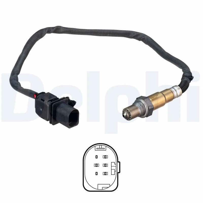 Sonda Lambda Fiat Doblo 1,6-2,0 D 10- - DELPHI (ES21197-12B1)