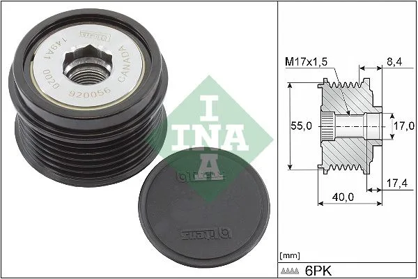 Generátor Szabadonfutó - Schaeffler INA (535033610)