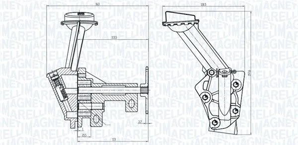 Pompa Oleju Renault Clio 1.4/1.6 91- - MAGNETI MARELLI (OP0128)