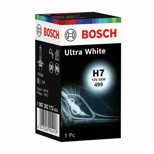 Żarówka Ultra White H7 12V 55W Px26D 4800K - BOSCH (1987302172)