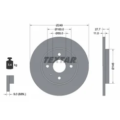 Tarcza Ham. Byd T. Dolphin Ev 21- - TEXTAR (92354903)