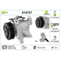 Kompresszor, Klíma - VALEO (VAL814727)