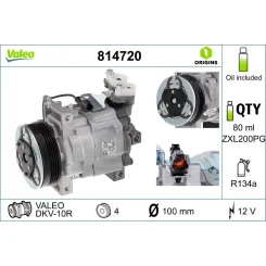 Kompresszor, Klíma - VALEO (VAL814720)