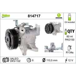 Kompresszor, Klíma - VALEO (VAL814717)