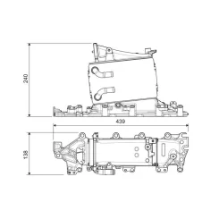 Intercooler Vw 1,6Tdi-2,0Tdi Golf Vii/Passat B8 - VALEO (VAL822935)