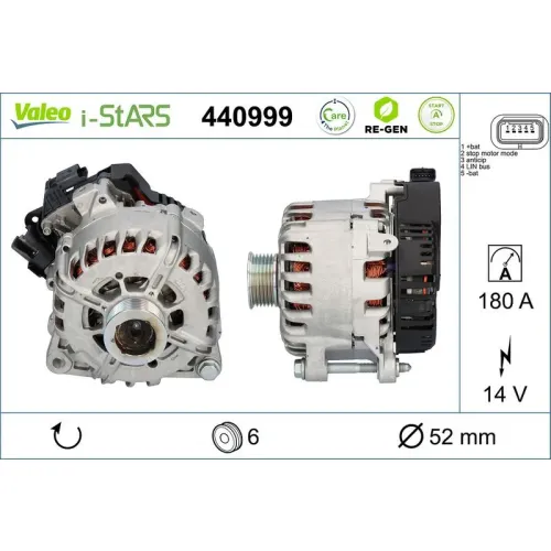 Rozrusznikoalternator Citroen C4 1.6Hdi 12- - VALEO (VAL440999)