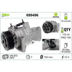 Kompresszor, Klíma - VALEO (VAL699496)