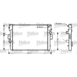 Hűtő, Motorhűtés - VALEO (VAL734448)