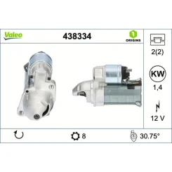 Önindító - VALEO (VAL438334)