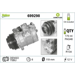 Kompresszor, Klíma - VALEO (VAL699298)