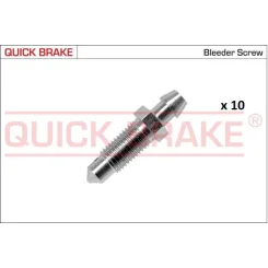 Készlet=10Szt!!!! Légtelenítő Fék M8 X 1 S9 Hosszú 33,5 - QUICK BRAKE (QB171-0090-10)